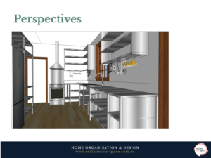 Interior decorating: kitchen design: perspective 2