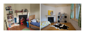 Home staging: before & after: kid's room